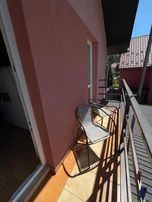 Balkón nebo terasa v ubytování Ubytovanie Erika