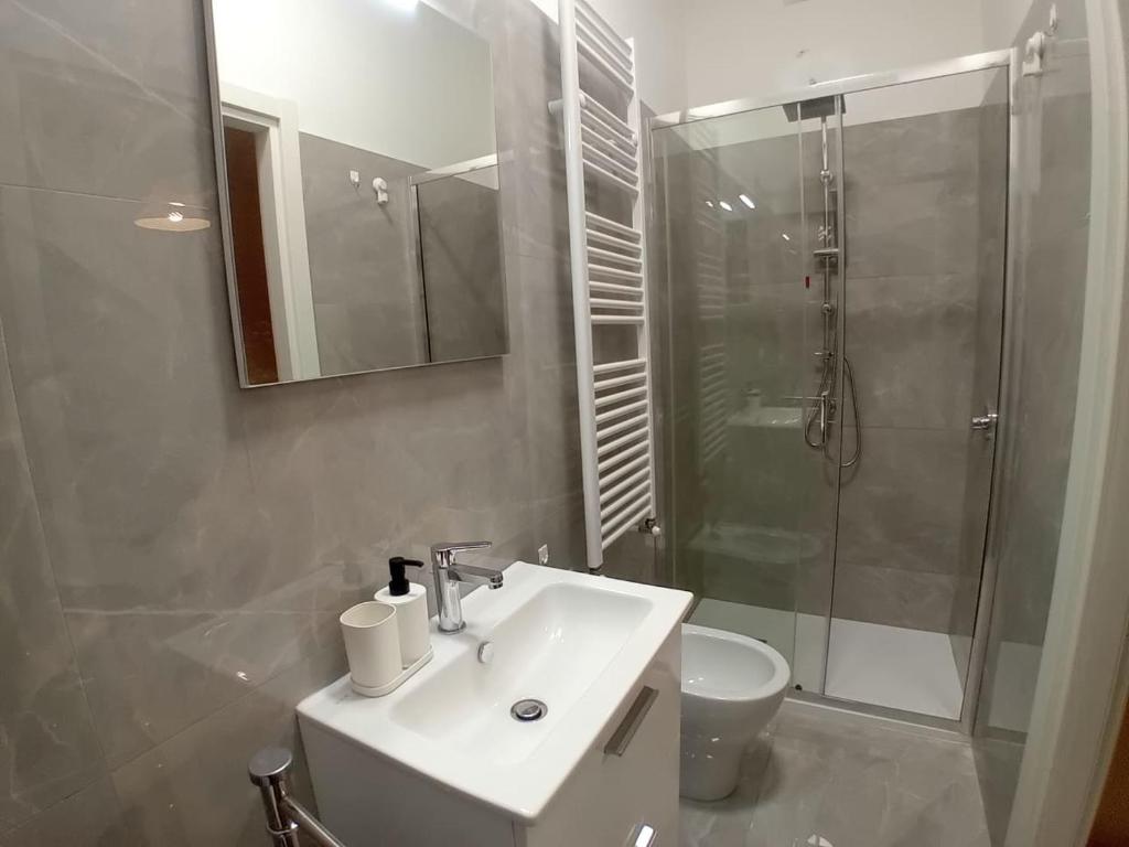 Koupelna v ubytování Casa vacanze Aielli Risorgimento