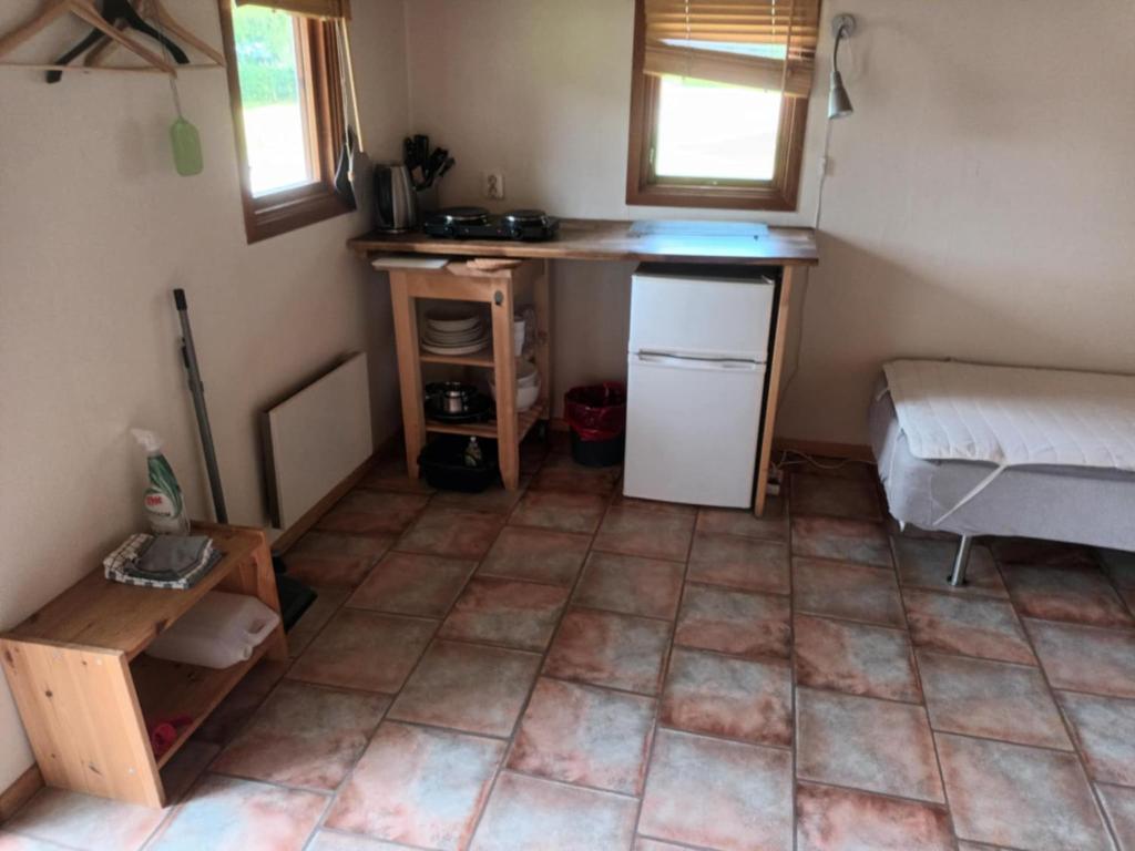 Kuchyň nebo kuchyňský kout v ubytování Torne Camping - Kano & Fiskecamp