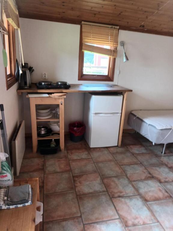 Kuchyň nebo kuchyňský kout v ubytování Torne Camping - Kano & Fiskecamp