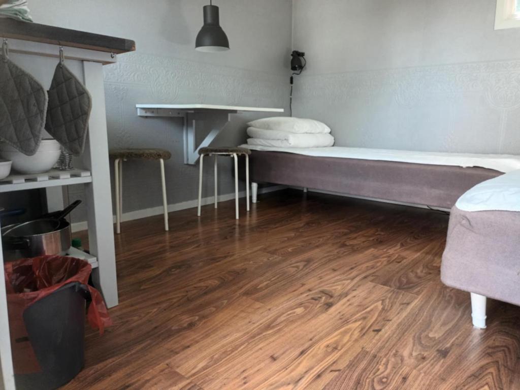Postel nebo postele na pokoji v ubytování Torne Camping - Kano & Fiskecamp