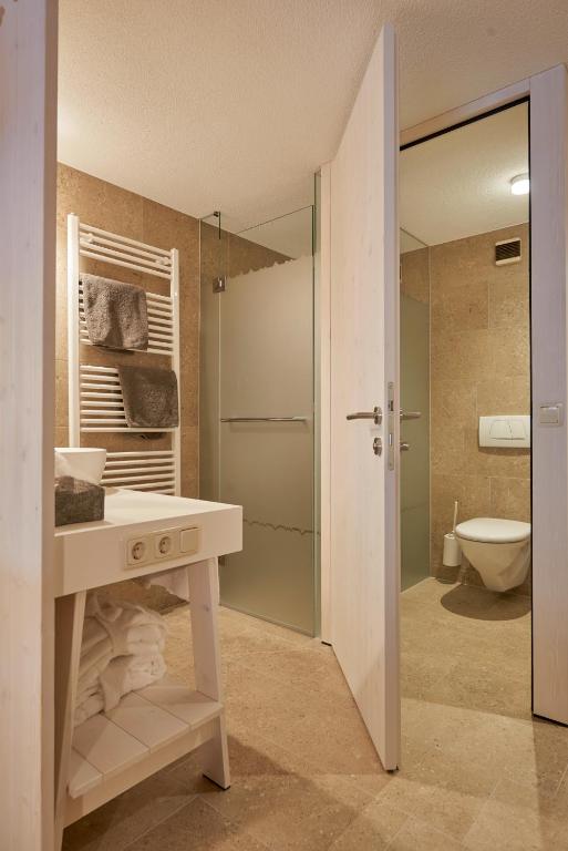 Koupelna v ubytování Hotel Rössle