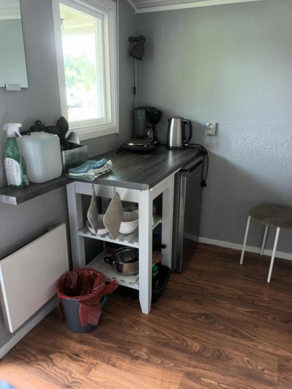 Kuchyň nebo kuchyňský kout v ubytování Torne Camping - Kano & Fiskecamp