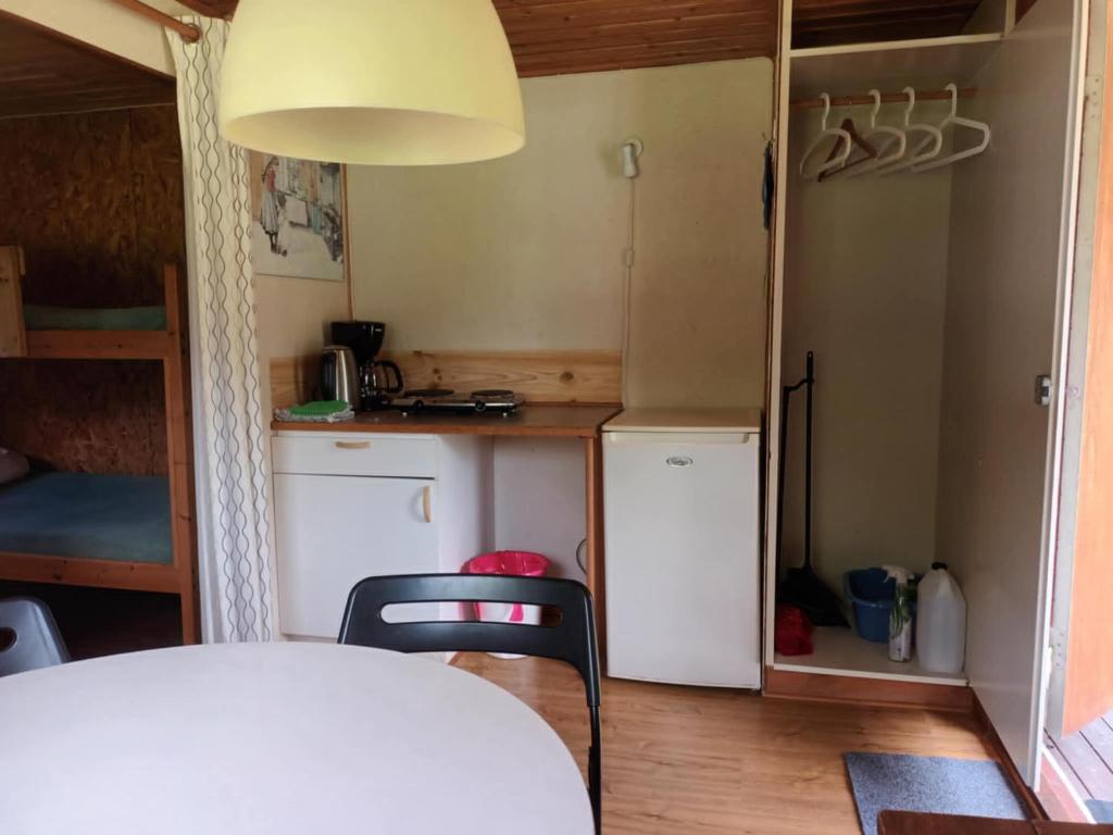 Kuchyň nebo kuchyňský kout v ubytování Torne Camping - Kano & Fiskecamp