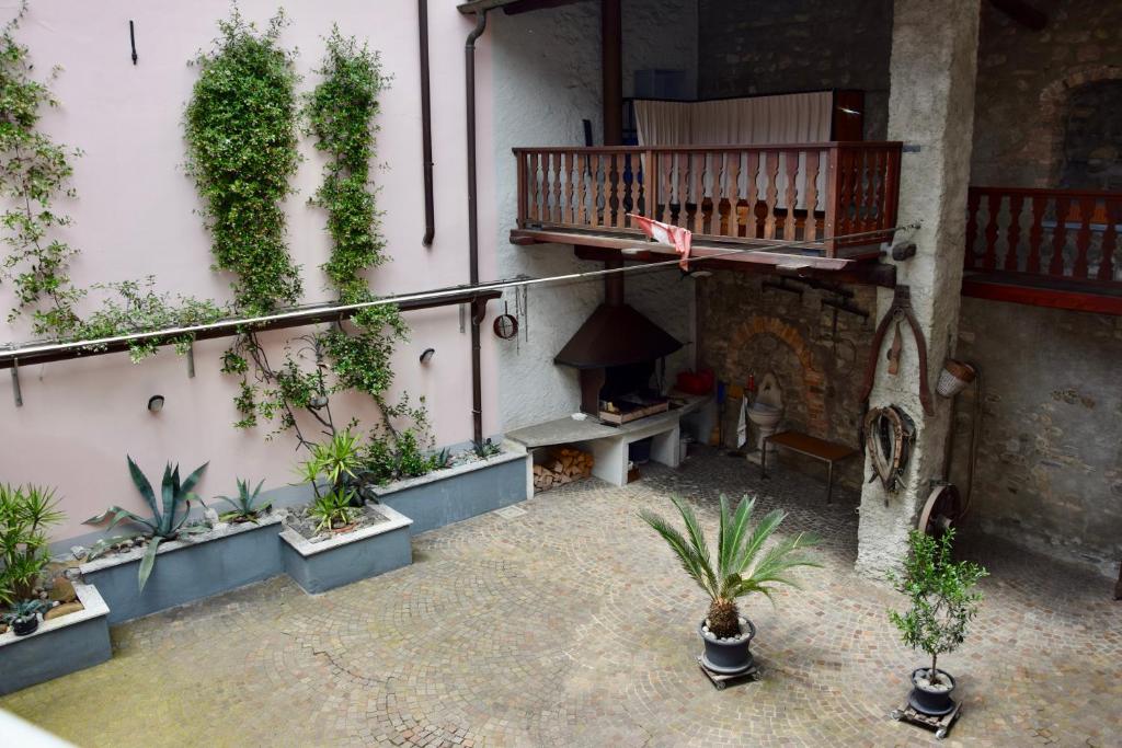 Balkón nebo terasa v ubytování Casa Boff