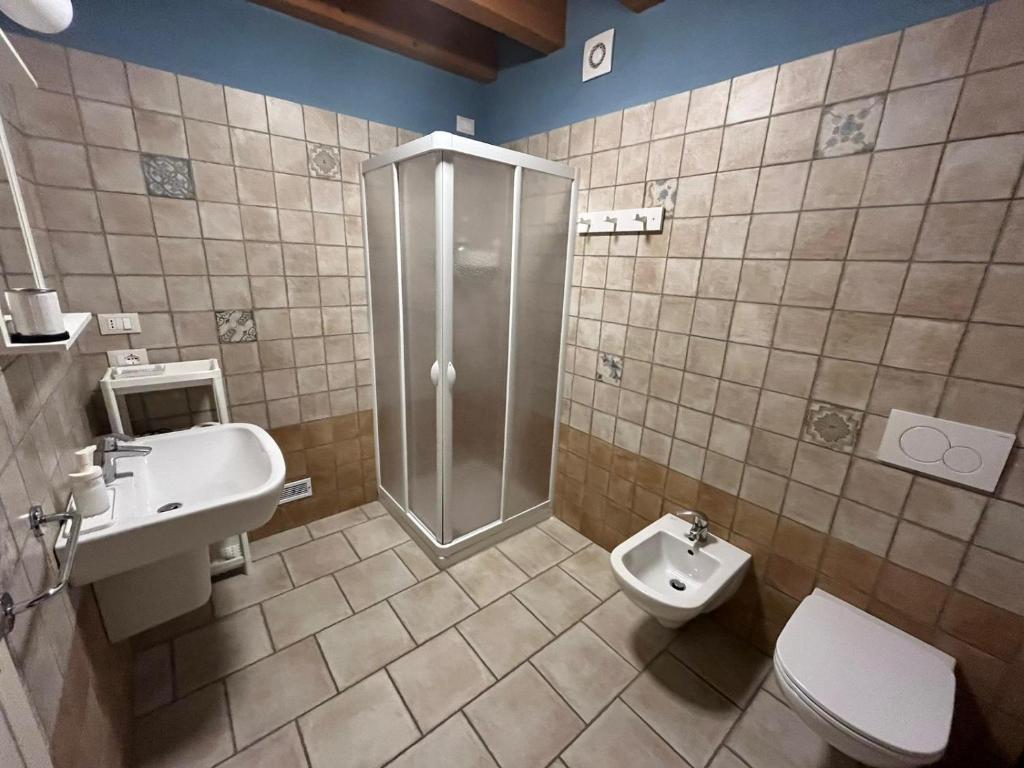 Kúpeľňa v ubytovaní Agriturismo il Fontanile