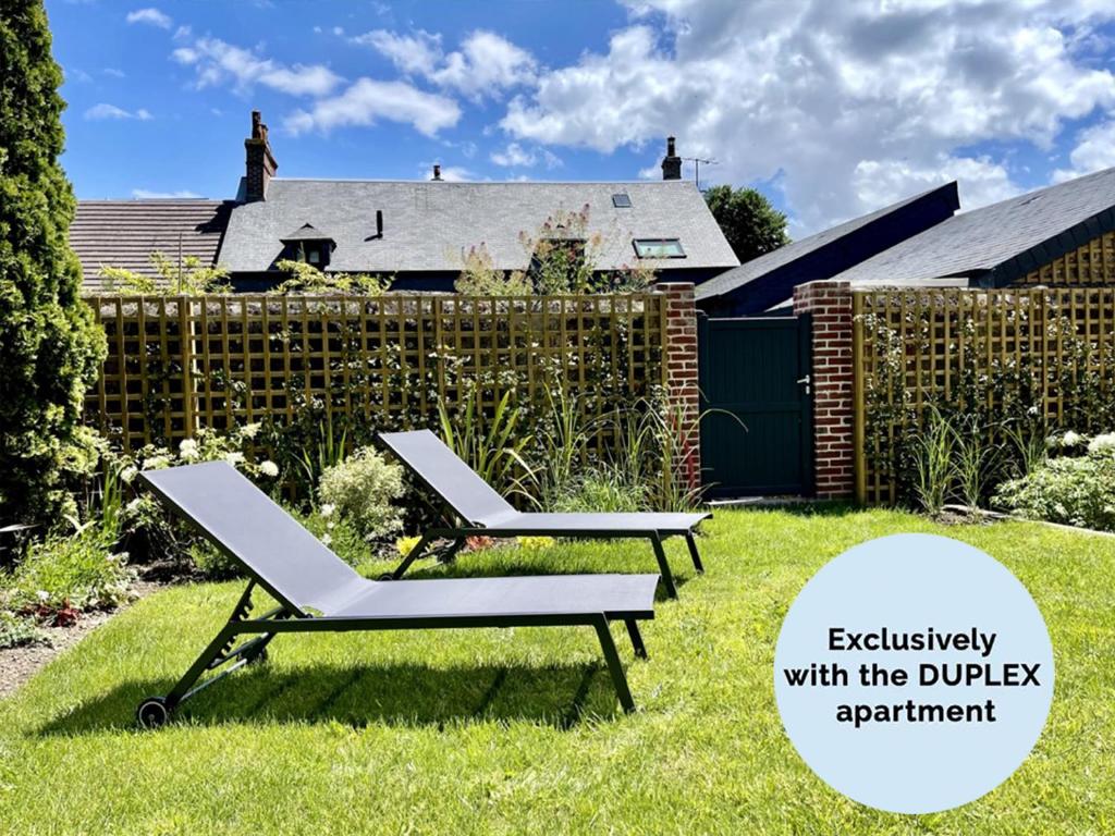 Vonkajšia záhrada v ubytovaní La Petite Adresse du 10Honfleur