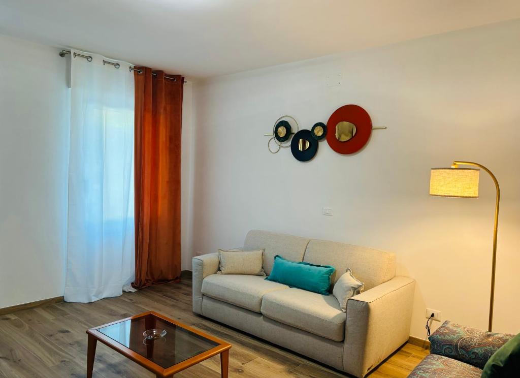 Posezení v ubytování LUME, Family Apartment