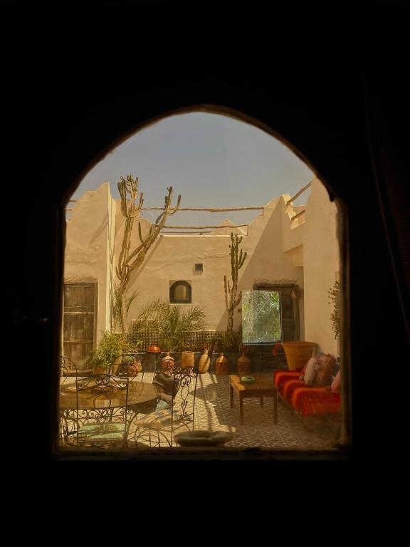 Posezení v ubytování Riad Sahara Sunset Beach Douira Agadir