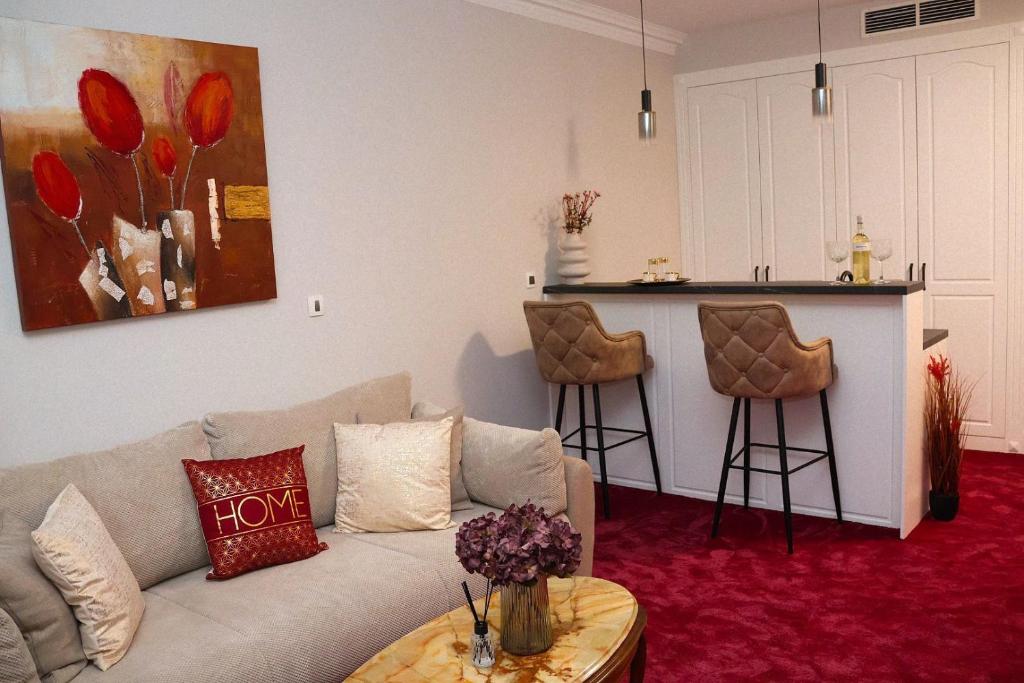 Χώρος καθιστικού στο Mostar Royal Residence