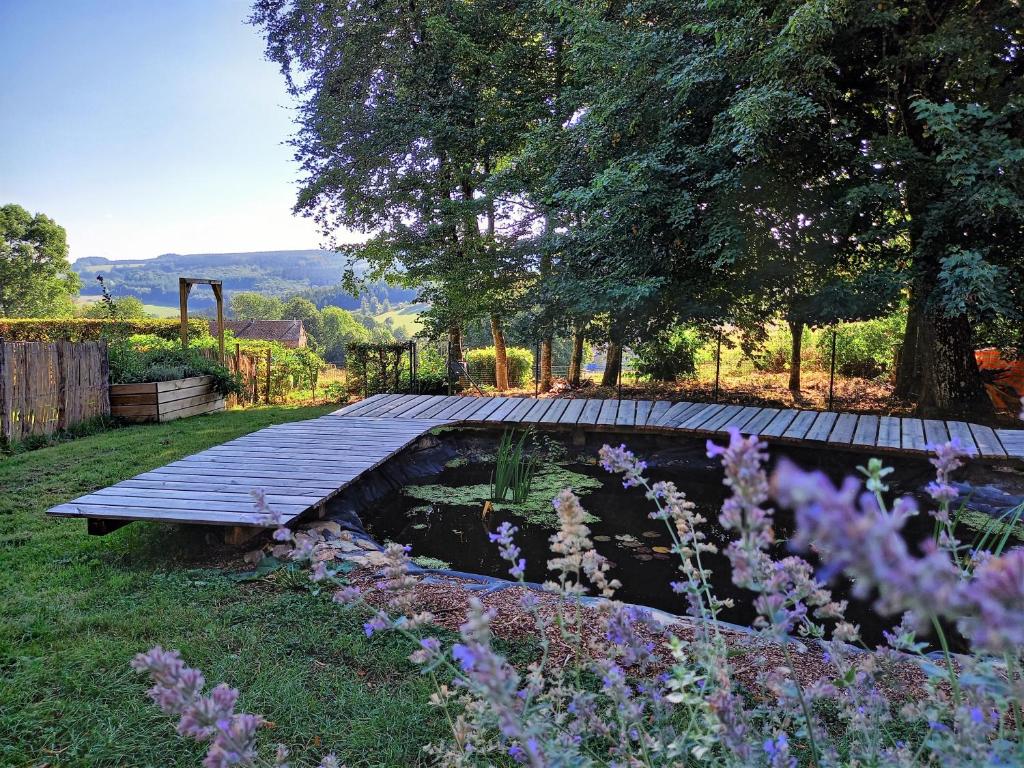 Zahrada ubytování Gîte Kaleo Wanne