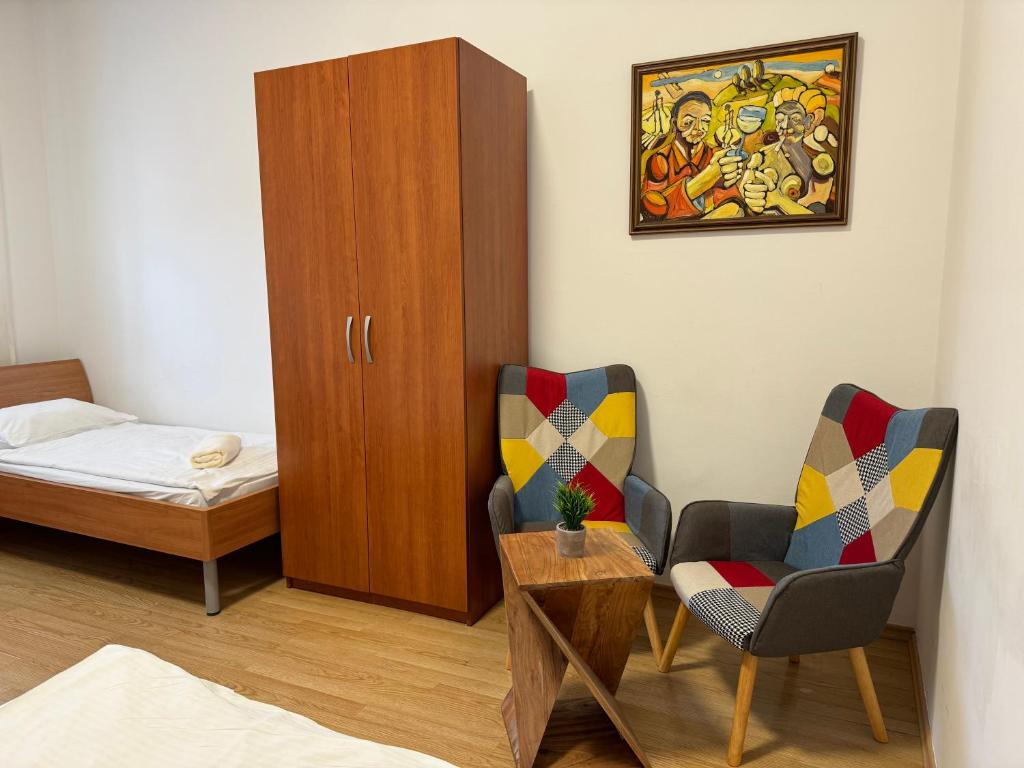 Postel nebo postele na pokoji v ubytování Guesthouse Pri Tonetu
