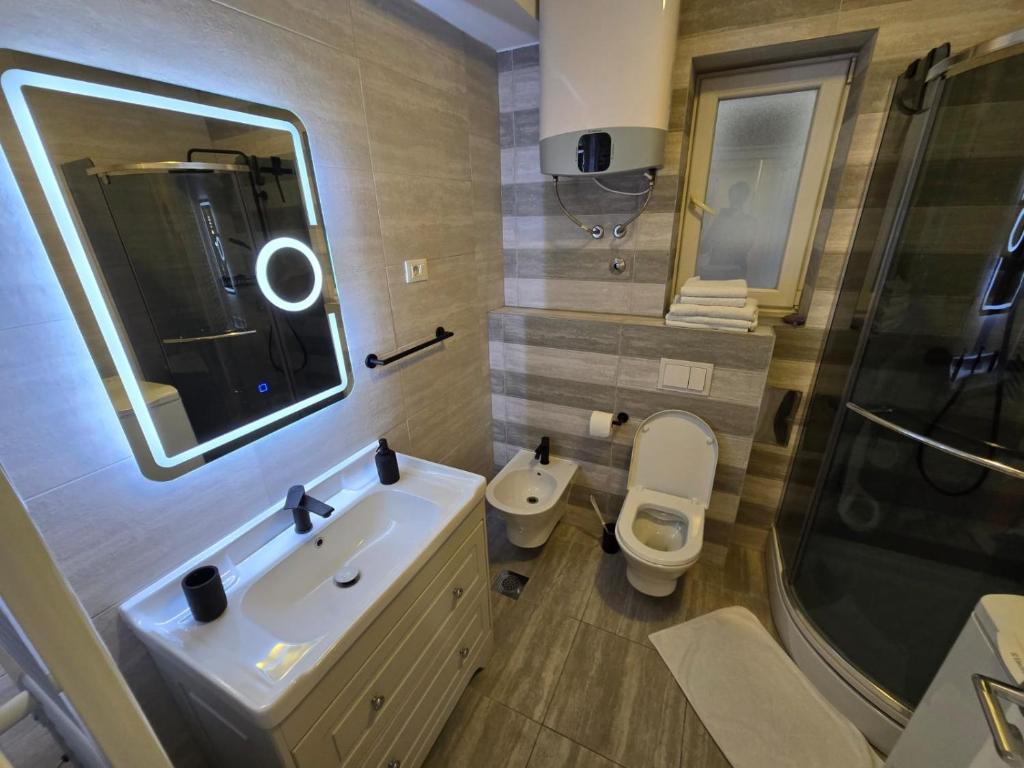 Kúpeľňa v ubytovaní luxury apartment Tanja , Bacvice Split