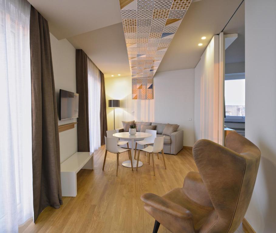 Część wypoczynkowa w obiekcie Gaura Apartments