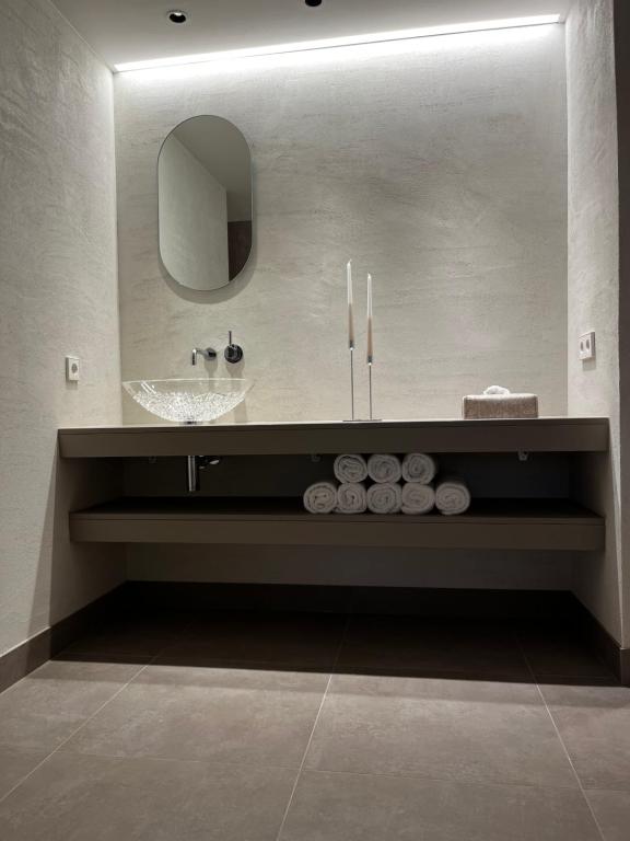 Kúpeľňa v ubytovaní Appartements Maria Theresia