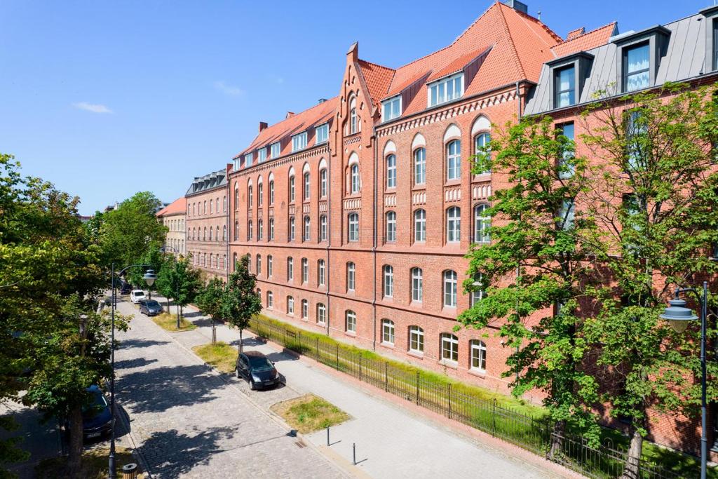 Budova, v ktorej sa apartmánový hotel nachádza