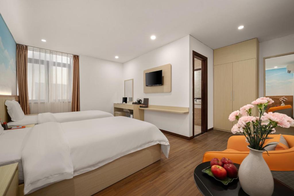 Phòng 2 Giường Đơn Có Bồn Tắm