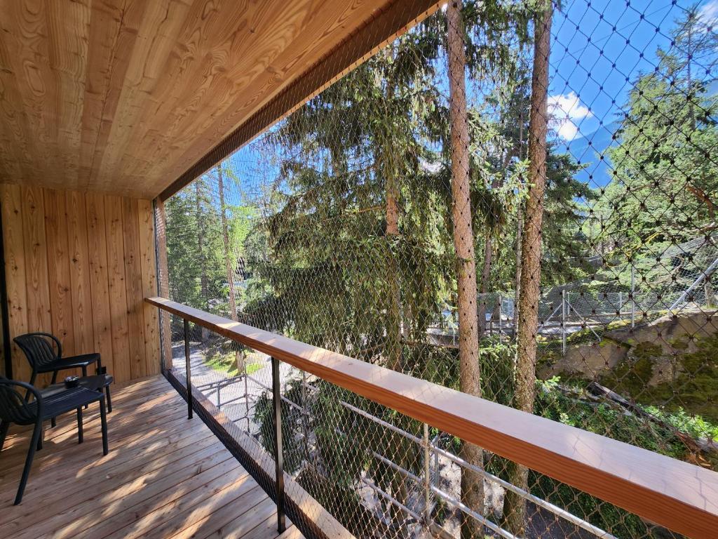 Balkón nebo terasa v ubytování Zoo des Marécottes Boutique Hôtel