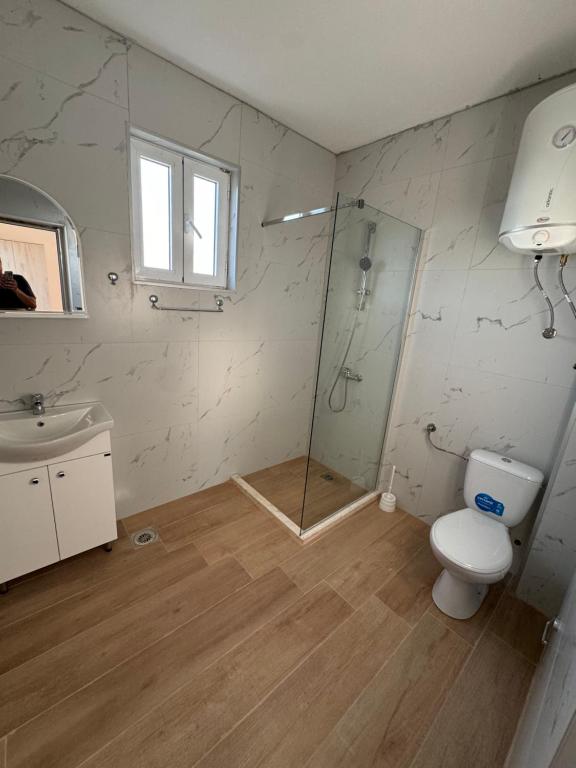 Koupelna v ubytování Magda apartments