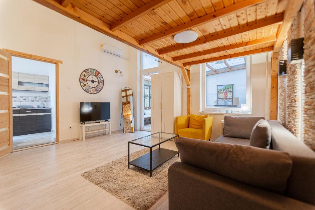 Fotografia z galérie ubytovania Cosy flat with balcony v Budapešti