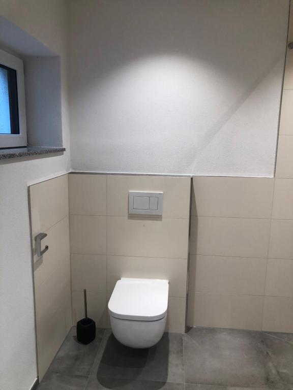 Koupelna v ubytování Ferienwohnung Wanner