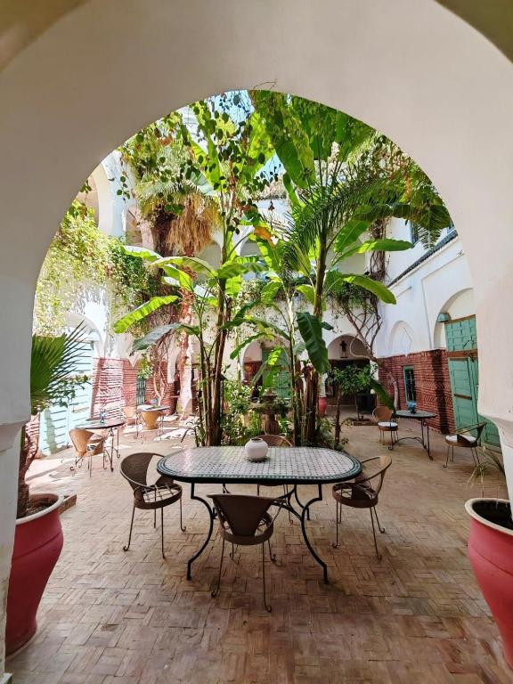Zahrada ubytování Riad maison Bounouar
