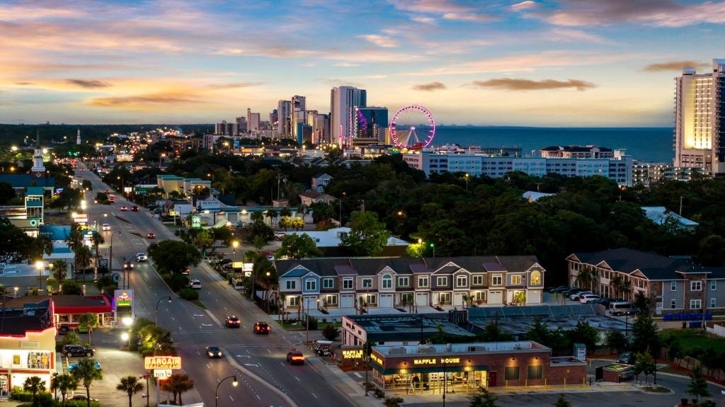 Γενική άποψη της πόλης Μιρτλ Μπιτς ή θέα της πόλης από  αυτή η παραθεριστική κατοικία