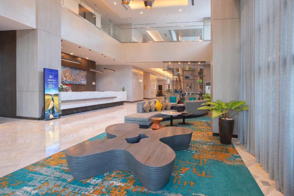 Posezení v ubytování Citadines Bacolod City