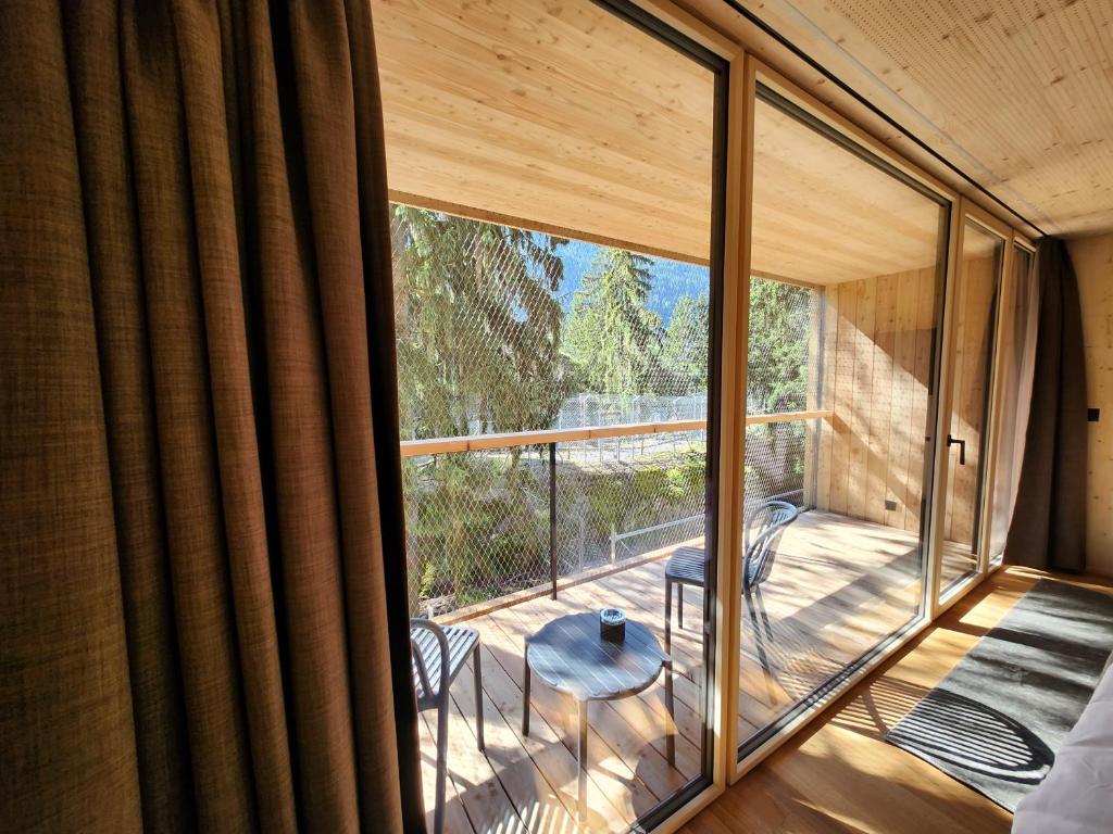 Balkón nebo terasa v ubytování Zoo des Marécottes Boutique Hôtel