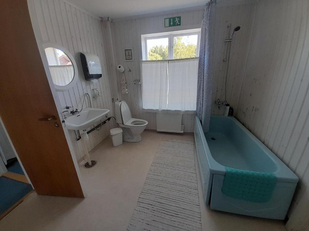 Koupelna v ubytování Frägsta Hälsingegård B&B