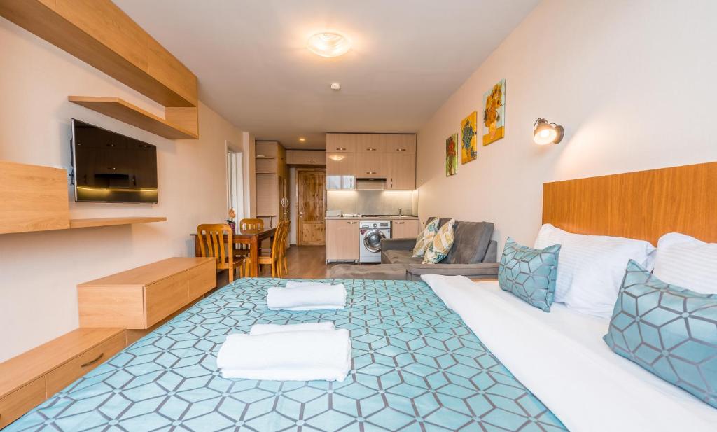 TV a/nebo společenská místnost v ubytování New Gudauri NG Rooms