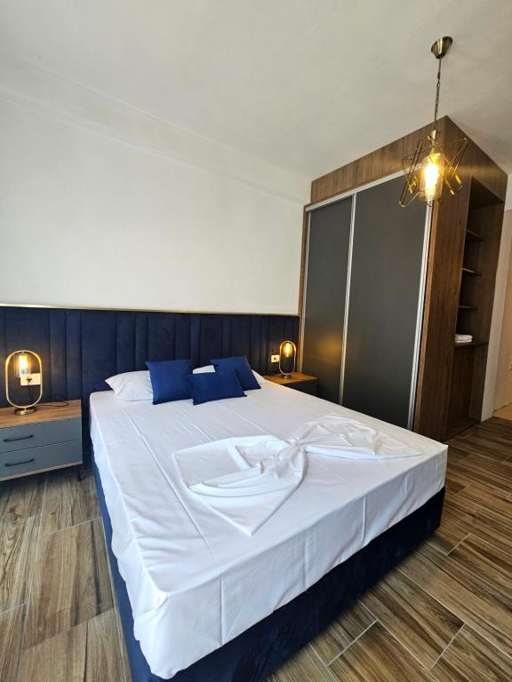 Postel nebo postele na pokoji v ubytování Begu Motel