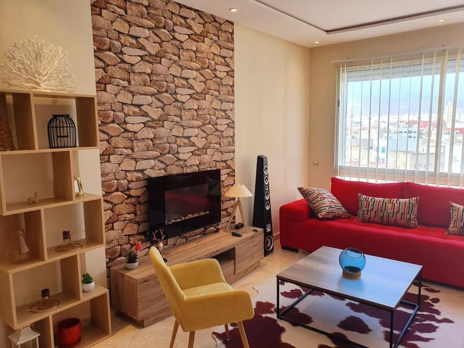 Un lugar para sentarse en Penthouse Residence les jardins d'Agadir