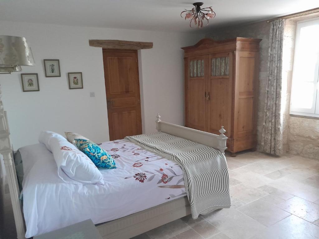 Postel nebo postele na pokoji v ubytování Maison Callonguet