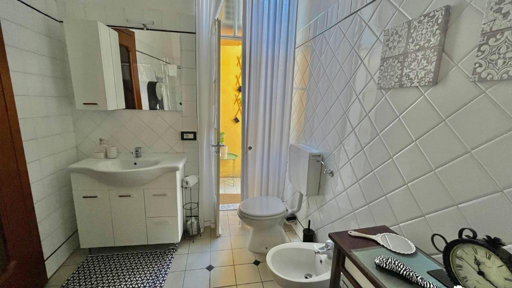 Koupelna v ubytování Casa Nicoel