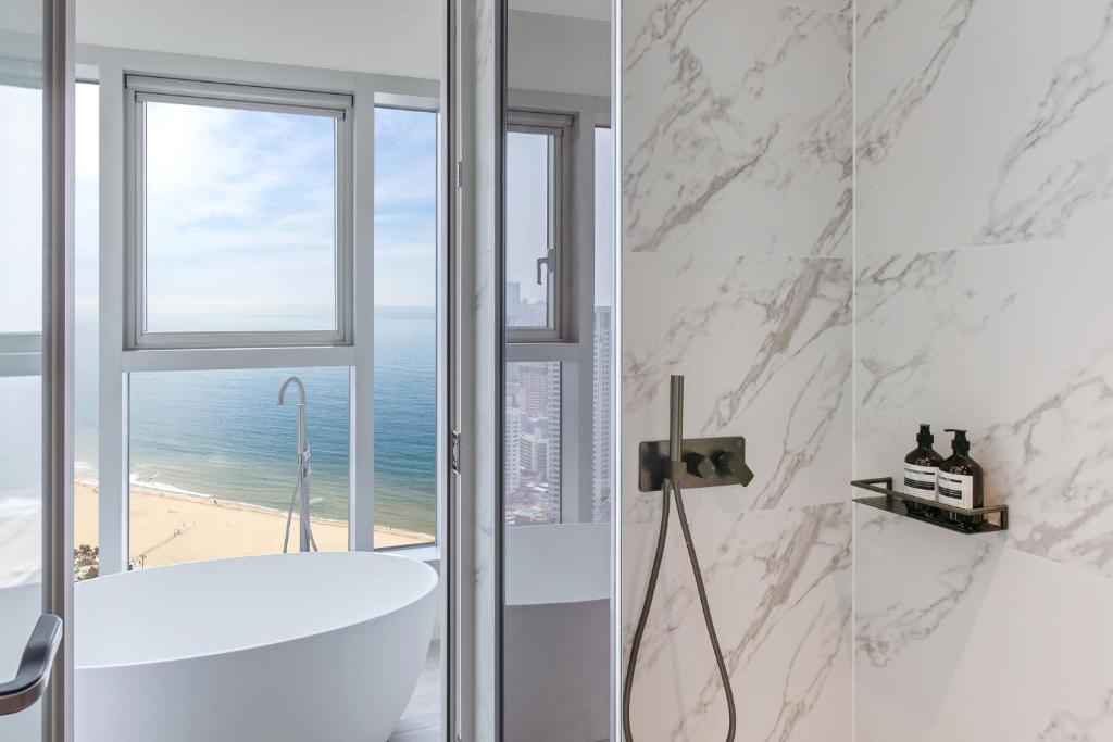 Koupelna v ubytování NewCZ Haeundae Residence