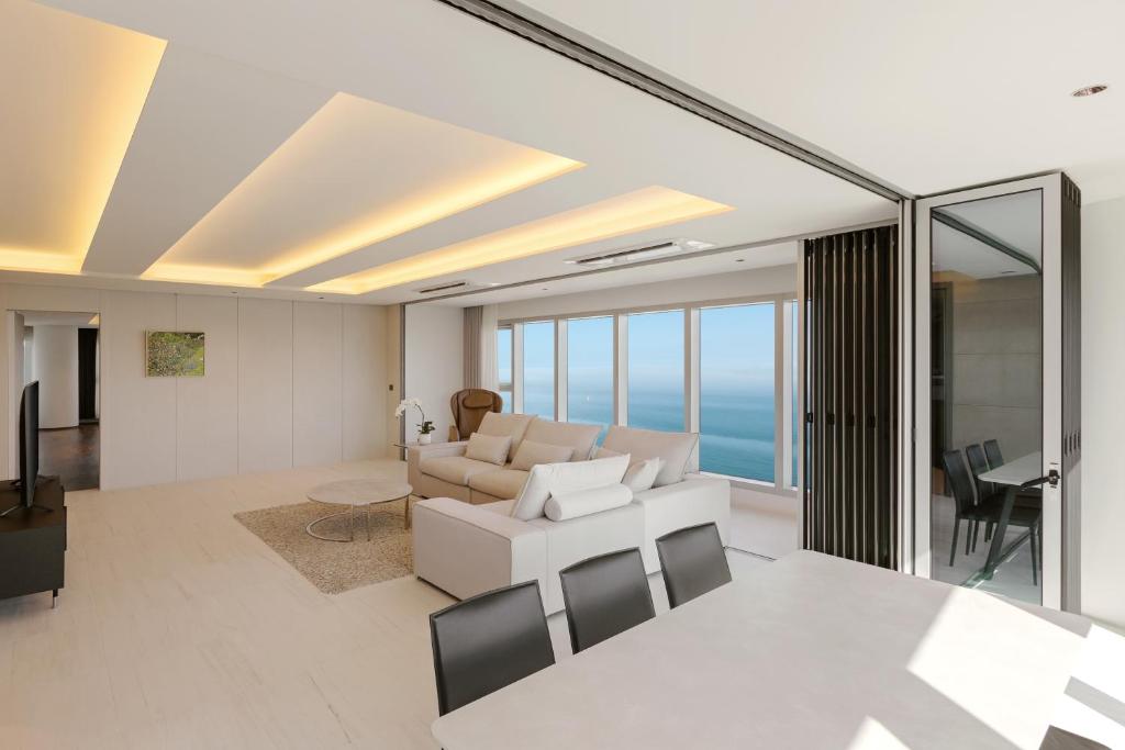 Posezení v ubytování NewCZ Haeundae Residence