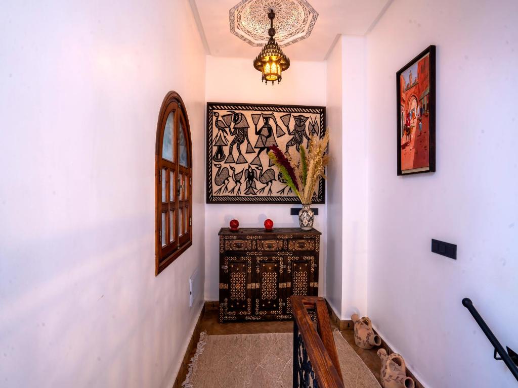 Posezení v ubytování Riad Le Nid De Fatima