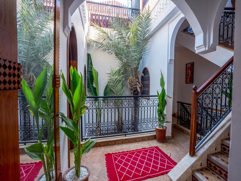 Balkón nebo terasa v ubytování Riad Le Nid De Fatima