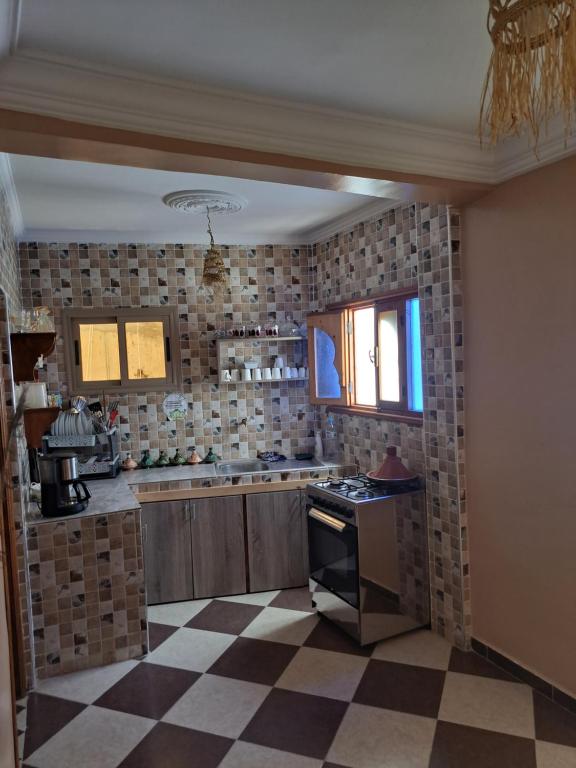 Kuchyň nebo kuchyňský kout v ubytování Mira Guest House