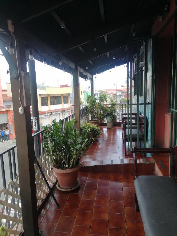 Balkón nebo terasa v ubytování Hotel Posada Don Tobias