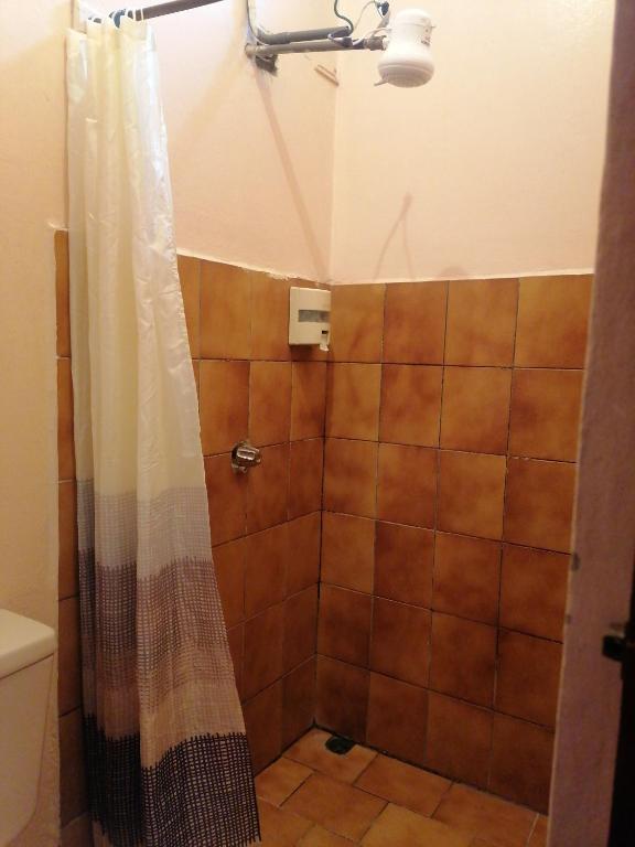Koupelna v ubytování Hotel Posada Don Tobias