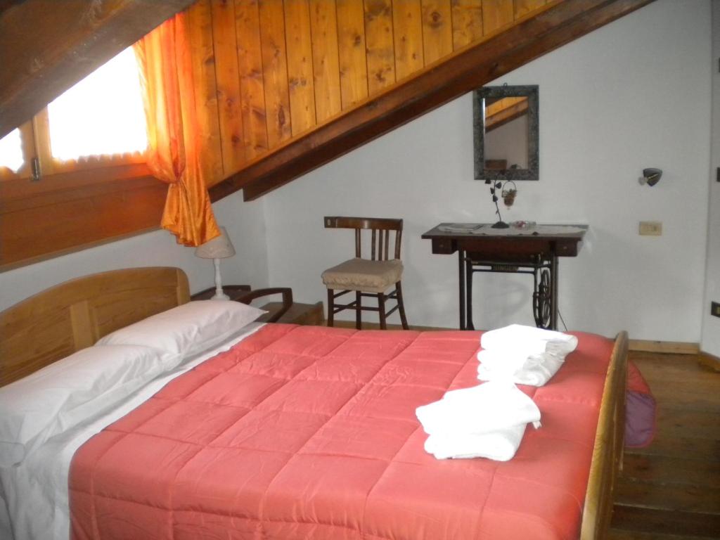 Postel nebo postele na pokoji v ubytování Bed and Breakfast Cappeler