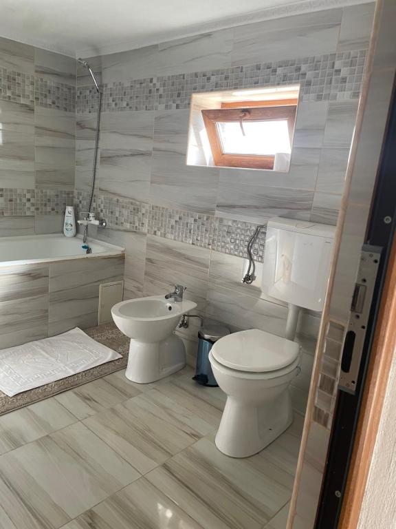 Koupelna v ubytování Casa Roșca