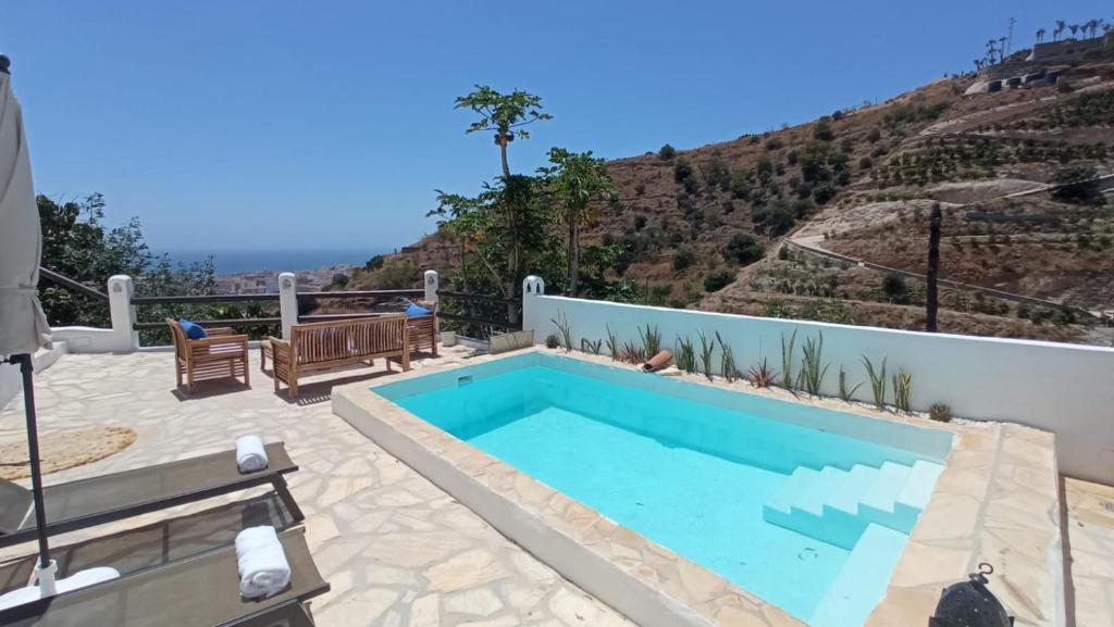 Πισίνα στο ή κοντά στο Casa el Almendro piscina privada