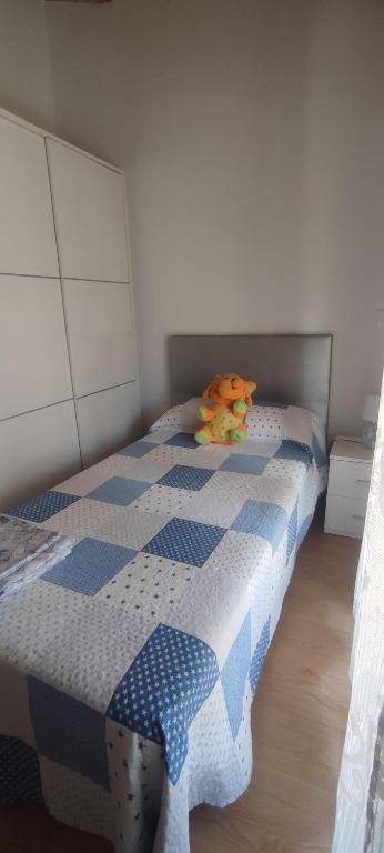 Cama o camas de una habitación en Casa Bergón en Fuentenebro Ribera del Duero Burgos