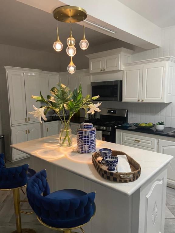 Cucina o angolo cottura di Seabliss Villa
