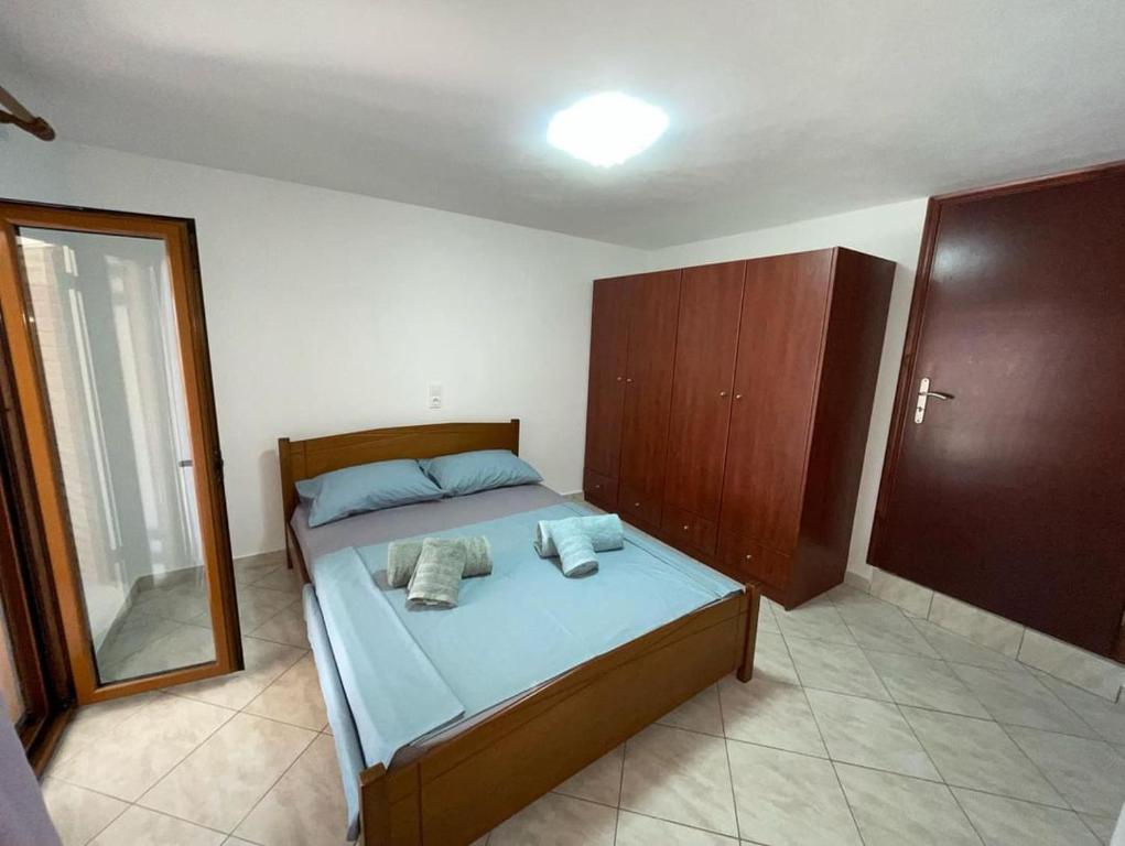 Postel nebo postele na pokoji v ubytování Maison Olga