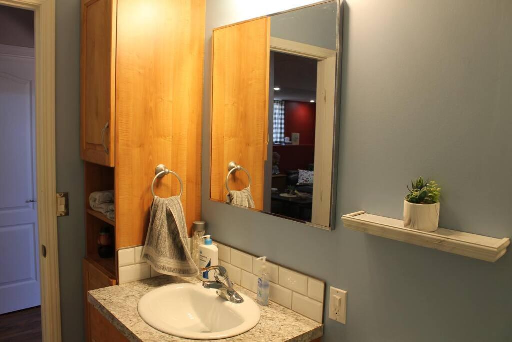 A bathroom at Cozy Lodge Suite