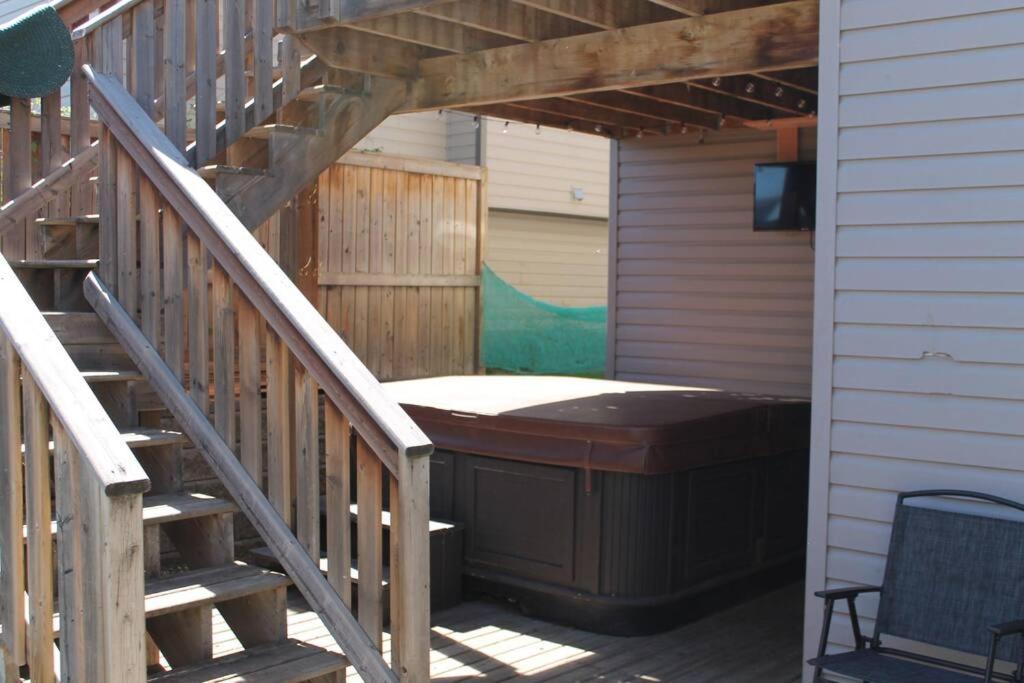 A balcony or terrace at Cozy Lodge Suite